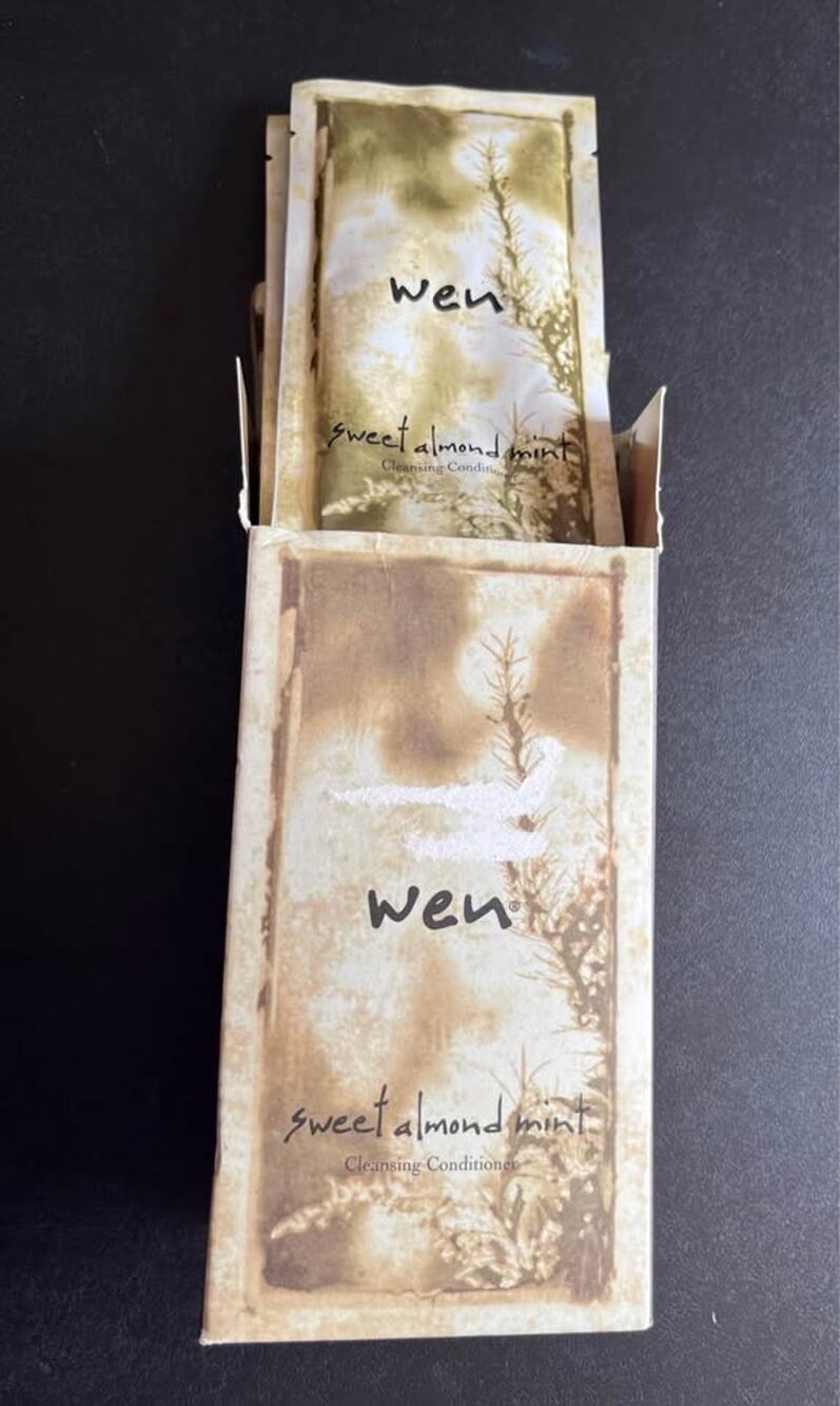 Wen Sweet Almond Mint Shampoo/Cleansing Conditioner travel packs